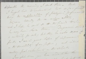 Signed Letter from William Henry Fox Talbot to James David Forbes