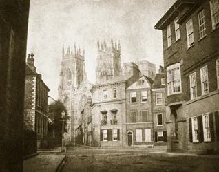 West Front, York Minster, from Lendall Street