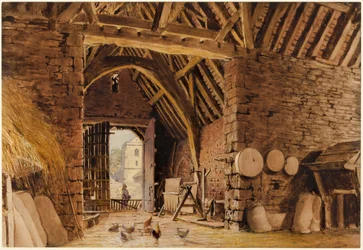 A Barn Interior