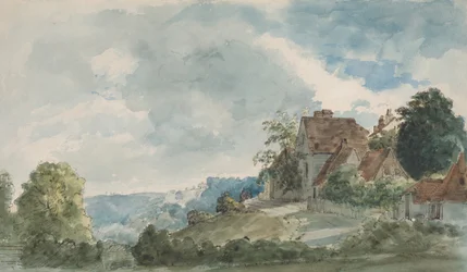 Cottages in an Extensive Landscape, late 1820s