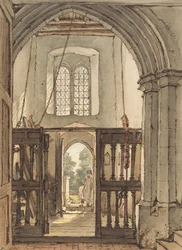 Interior of the Belfry, Bushey Church