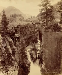 Bridge Over the Uncompahgre Near Ouray