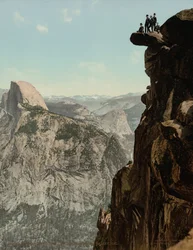Glacier Point and South Dome, Yosemite Valley, California
