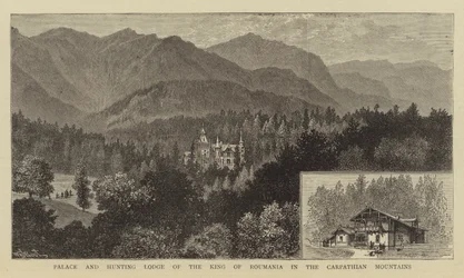 Palace and Hunting Lodge of the King of Roumania in the Carpathian Mountains