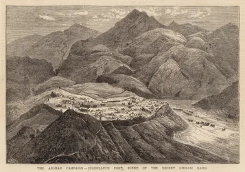 The Afghan Campaign, Jugdulluck Fort, Scene of the Recent Ghilzai Raids