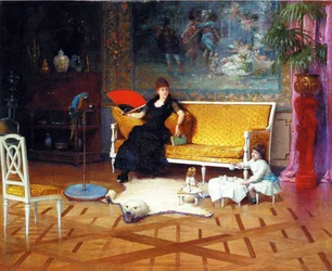 The Dolls Tea Time, 1885