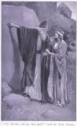 O, Merlin tell me that spell! said the lady Niume