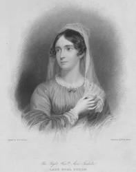 The Right Honourable Anne Isabella Lady Noel Byron, wife of poet George Gordon Byron