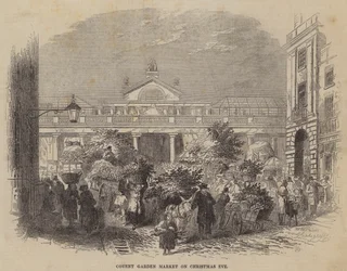 Covent Garden Market on Christmas Eve