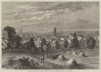 Meeting of the Royal Agricultural Society at Taunton, General View of Taunton, from Belmont