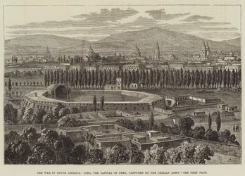 The War in South America, Lima, the Capital of Peru, captured by the Chilian Army
