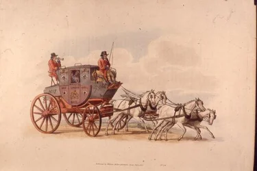 The London to Worcester Royal Mail Coach from 