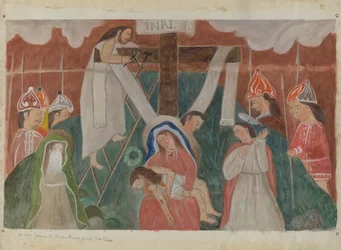 Station of the Cross No. 13: Jesus is Taken Down from the Cross