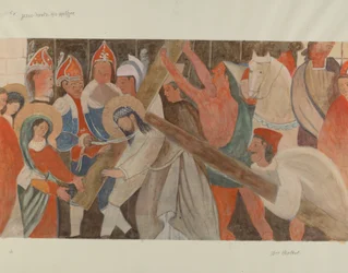 Station of the Cross No. 4: Jesus Meets His Mother