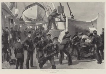 Action Exercise on Board HMS Australia