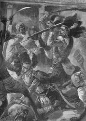 Gradually They Drove the Sepoys Back, 1902