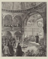 Inauguration of the Mausoleum of the late Emperor Frederick, at Potsdam