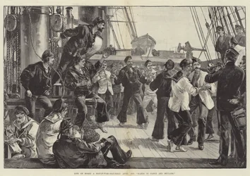 Life on Board a Man-of-War, Saturday Afternoon, Hands to Dance and Skylark