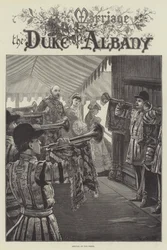 Marriage of the Duke of Albany, Arrival of the Bride