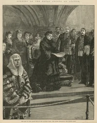 Opening of the Royal Courts of Justice