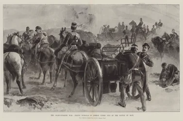 The Graeco-Turkish War, Prince Nicholas of Greece Under Fire at the Battle of Mati