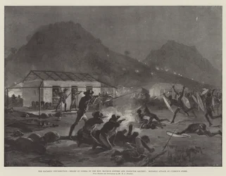The Matabili Insurrection, Relief of Inseza by the Honourable Maurice Gifford and Inspector Southey, Matabili Attack on Cummin