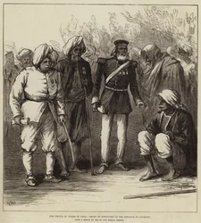 The Prince of Wales in India, Group of Survivors of the Defence of Lucknow