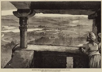The Royal Visit to India, the Phul-Bagh, or Flower-Garden Palace, Gwalior