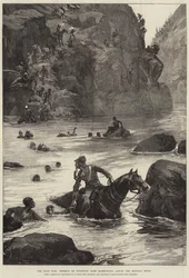 The Zulu War, Retreat of Fugitives from Isanhlwana across the Buffalo River