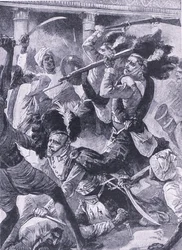 The second Relief of Lucknow, illustration from 