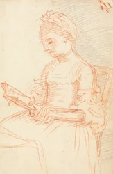 Seated Lady with Book