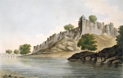 A View of the Fort of Ilionpoor upon the Banks of the River Goomty, 1785-88
