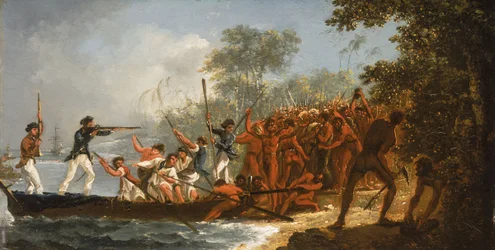 Landing at Erramanga (Eromanga), One of the New Hebrides
