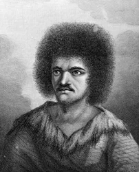 Otoo, King of O-taheite, illustration from Captain James Cook