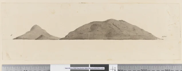 Profile of unidentified island
