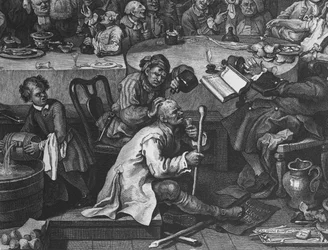 An Election Entertainment (detail)