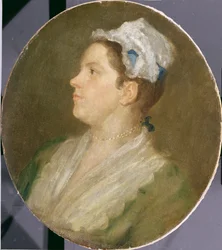 Anne Hogarth (1701-71), c.1740 (pre-conservation)