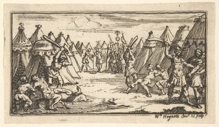 Breaking the Legs, from Roman Military Punishments, after 1725