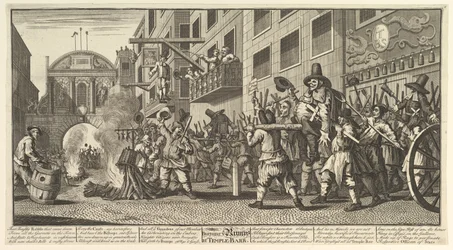 Burning the Rumps at Temple Bar Twelve Large Illustrations for Samuel Butler