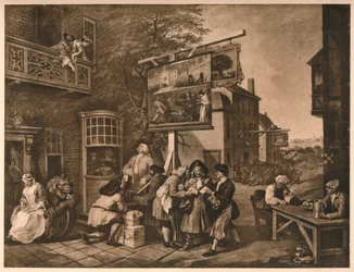 Canvassing for Votes, Plate II from The Humours of an Election