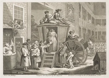 The Stagecoach or the Courtyard of the Inn in the Countryside