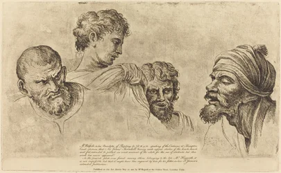 Four Heads from the Raphael Cartoons at Hampton Court