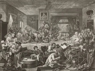 Four Prints of an Election / An Election Entertainment. 1755
