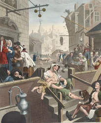 Gin Lane, illustration from 