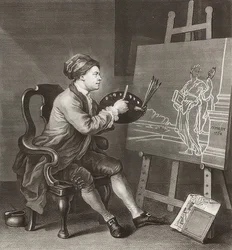 Hogarth Painting the Comic Muse