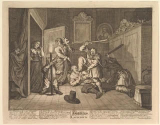 Hudibras Catechized Twelve Large Illustrations for Samuel Butlers Hudibras, Plate 9