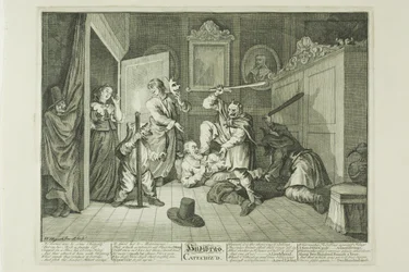 Hudibras Catechized, plate nine from Hudibras