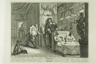 Hudibras and the Lawyer, plate twelve from Hudibras