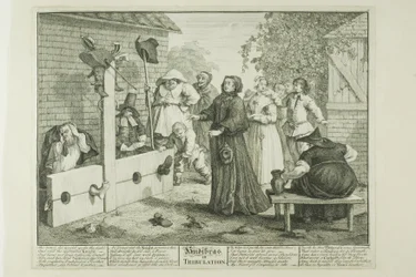 Hudibras in Tribulation, plate six from Hudibras