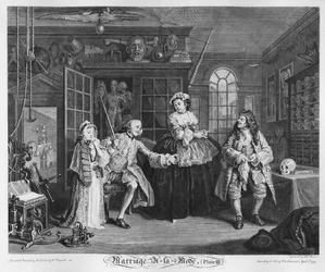 Marriage a la Mode, Plate III, The Inspection